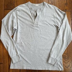 Brandy Melville John Galt Grey Oversized Long Sleeve T-Shirt- one size
